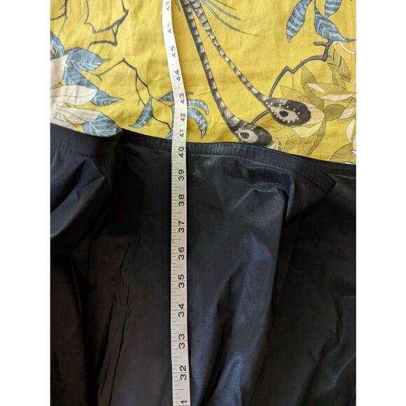 tadashi shoji black taffeta and knit midi dress sz 6 excellent condition - Picture 4 of 6